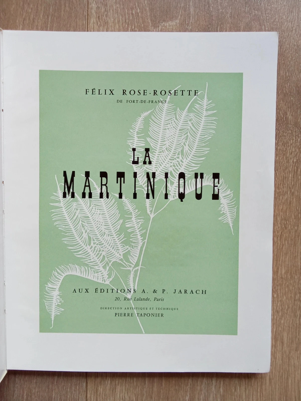 La Martinique, par Félix Rose-Rosette – photo 2